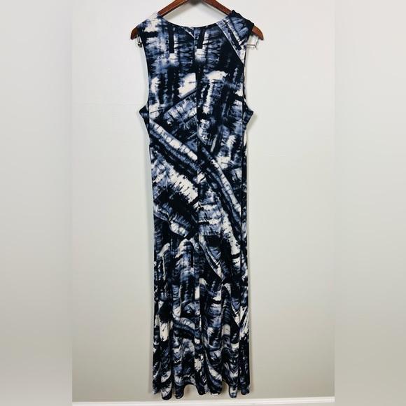 Attitudes by Renée Maxi Dress – L Black/Grey/White - Picture 3 of 15